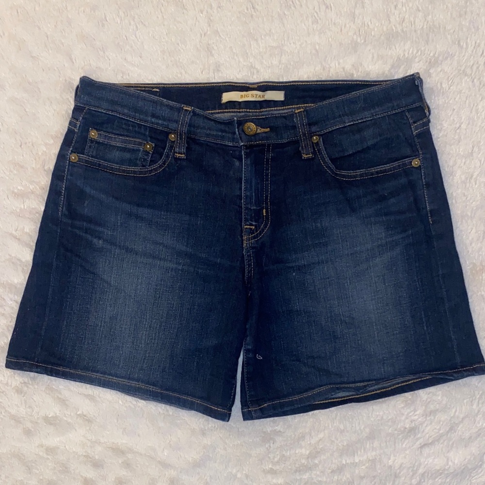 Big Star Dark Blue Denim Shorts